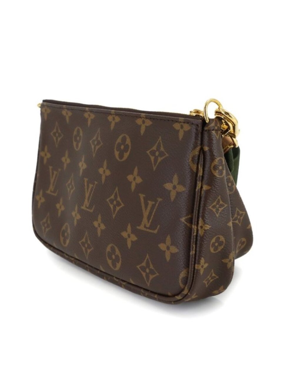 ★SOLD★ Louis Vuitton Monogram Multi Pochette Accessoire Shoulder Bag Khaki - Picture 4 of 10